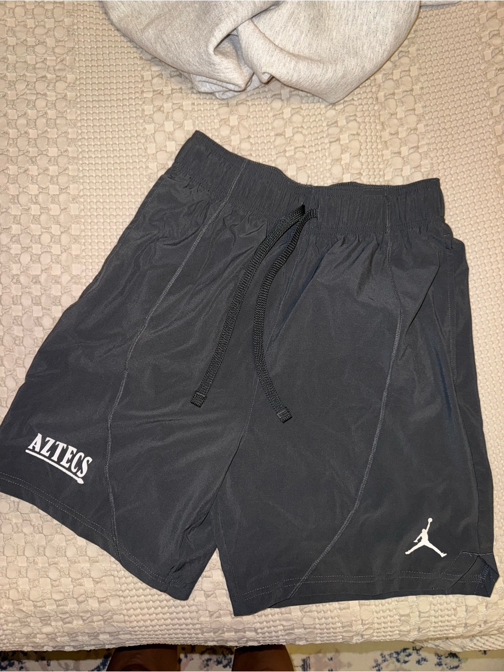 San Diego State Jordan Black Athletic Shorts